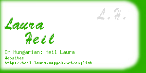 laura heil business card